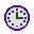 Purple Clock