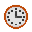 Orange Clock