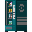 Cyan Vending Machine