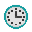 Cyan Clock